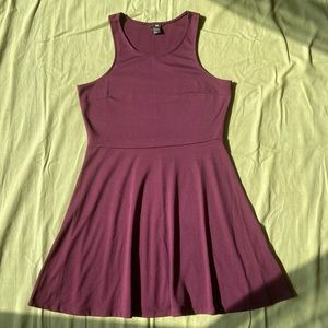 Size L Burgundy H&M Sleeveless A-line dress